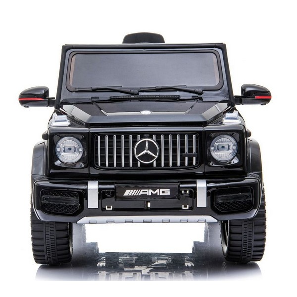 Продукт Акумулаторен джип Licensed Mercedes AMG G63, 12V с меки гуми и кожена седалка - 0 - BG Hlapeta